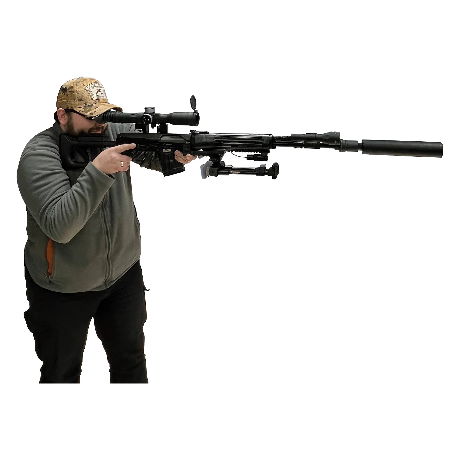 Современный комплект для охоты с засидки